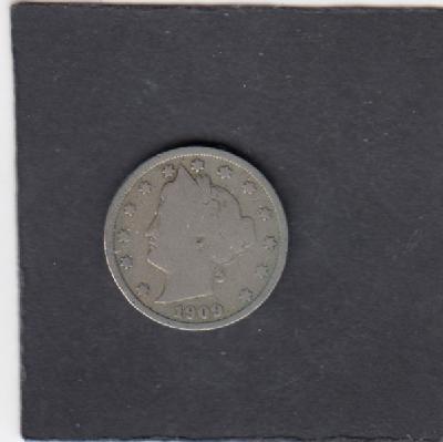 Beschrijving: 5 Cent LIBERTY